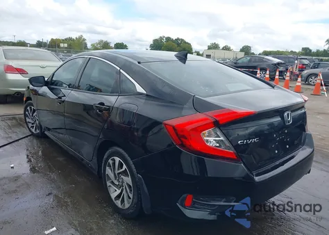 2018 Honda Civic Ex from USA, damaged, VIN 2HGFC2F77JH507042